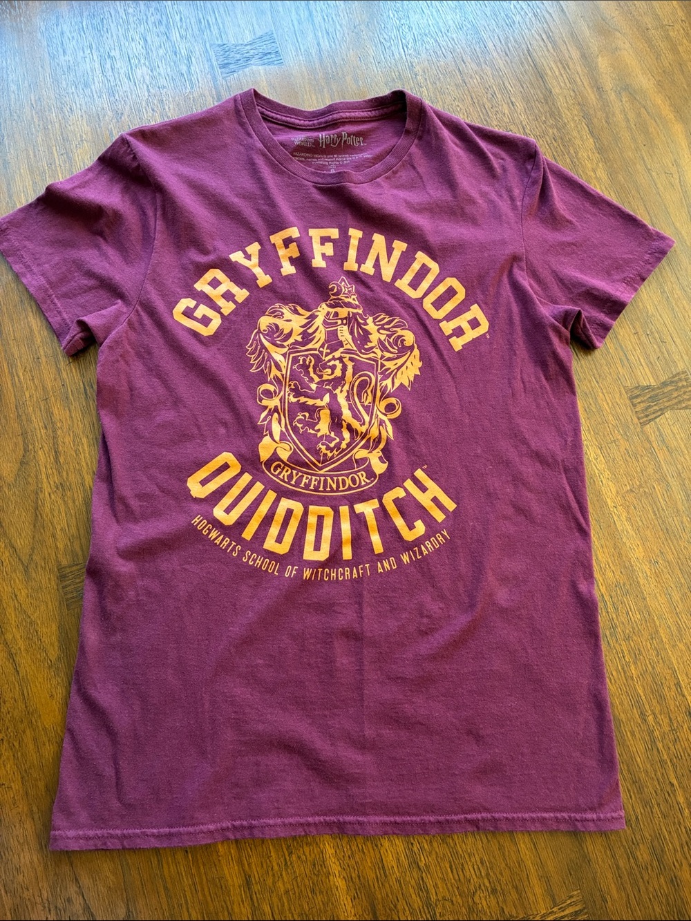 Wizarding World Harry Potter Gryffindor Quidditch Men’s T-Shirt Small